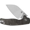 QSP Chefmaster Linerlock Folding Knife Brown Micarta 14C28N