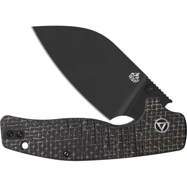 QSP Chefmaster Linerlock Folding Knife 14C28N Micarta Brown