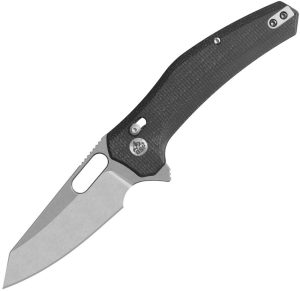 QS164A1.jpg QSP Emu Glyde Lock Folding Knife 14C28N Micarta Black