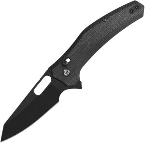 QS164A2.jpg QSP Emu Glyde Lock Folding Knife 14C28N Black Micarta