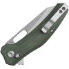 QSP Emu Glyde Lock Green Micarta Folding Knife 14C28N