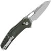 QSP Emu Glyde Lock Green Micarta Folding Knife 14C28N