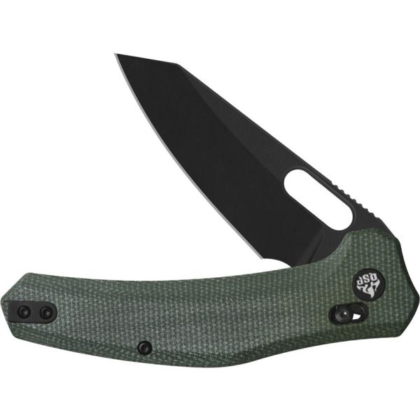 QS164B2_add_03.jpg QSP Emu Glyde Lock Folding Knife Green Micarta 14C28N