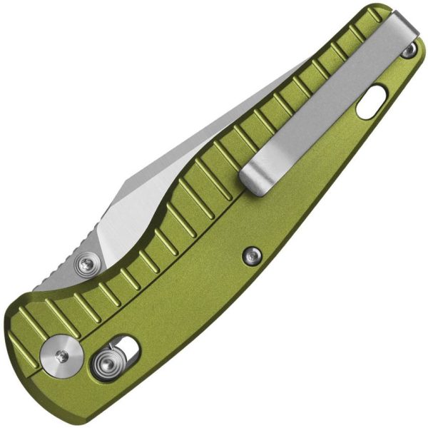 QSP Reptile OD Green 14C28N Folding Knife Glyde Lock