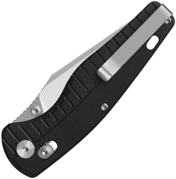 QSP Reptile Glyde Lock Folding Knife 14C28N Black G10