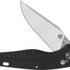 QSP Reptile Glyde Lock Folding Knife 14C28N Black G10
