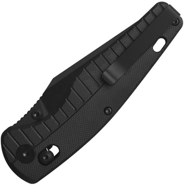 QSP Reptile Glyde Lock Folding Knife 14C28N Black G10