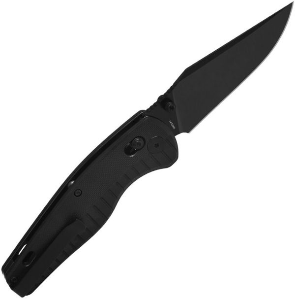 QSP Reptile Glyde Lock Folding Knife 14C28N Black G10
