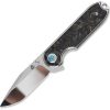 QSP Nebula Linerlock Folding Knife 14C28N Brass Copper