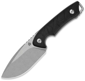 QSP Tiny TOT Fixed Blade Knife 3.5" 10Cr15CoMoV Black G10