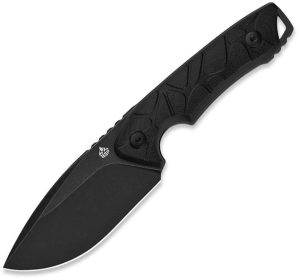 QSP Tiny TOT Fixed Blade Knife 3.5" 10Cr15CoMoV Black G10
