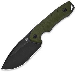 QSP Tiny TOT Fixed Blade Knife 3.5" 10Cr15CoMoV OD Green