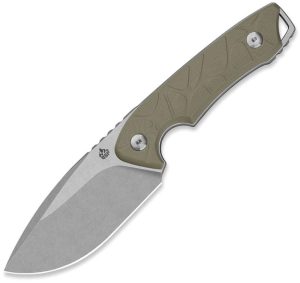 QSP Tiny TOT Fixed Blade Knife 3.5" 10Cr15CoMoV Sand G10