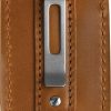 QSP Knife Leather Sheath Light Brown Compact