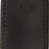 QSP Knife Leather Sheath Dark Brown Compact