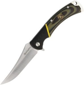 R15632.jpg Remington Hunter D2 Trailing Point Folding Knife Black Green G10