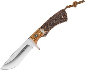 R15656.jpg Remington Guide Skinner Fixed Blade Knife Bone Stag Handle
