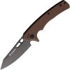 Remington EDC Linerlock - Brown G10 Handle
