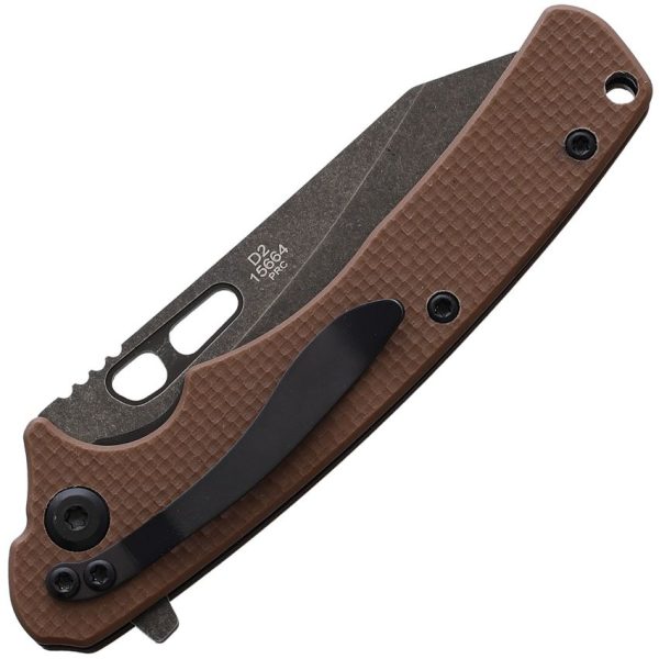 Remington EDC Linerlock - Brown G10 Handle