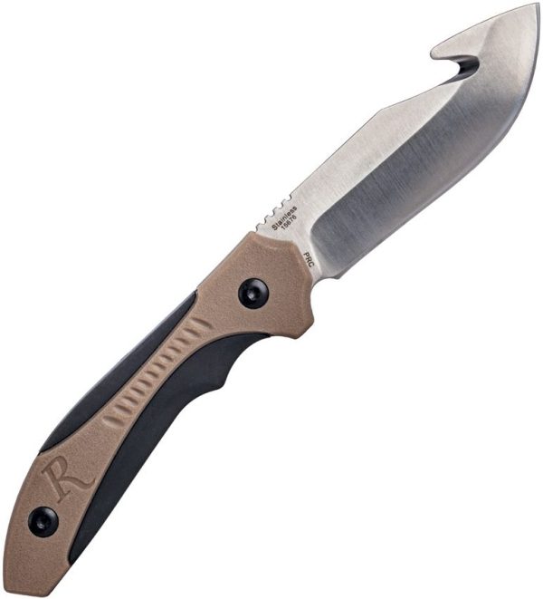 R15676.jpg Remington Sportsman Guthook Fixed Blade - Tan