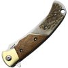 Remington Guide Linerlock Folding Knife 3" Stainless Blade Wood Handle