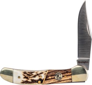 R15727.jpg Remington Guide Series Copperhead Folding Knife 8Cr13MoV Stag Wood