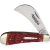 R693_add_01.jpg Remington 2023 Hawkbill Bullet Folding Knife Red Bone 440SS