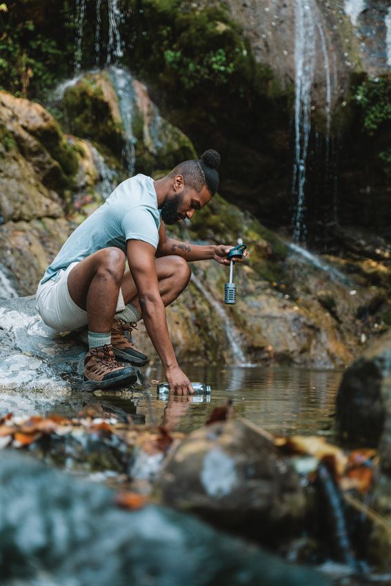 Rapidpure Purifier Bottle 32oz Water Filter Fast Drink EDC Survival