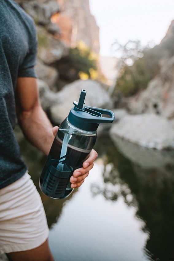 Rapidpure Purifier Bottle 32oz Water Filter Fast Drink EDC Survival