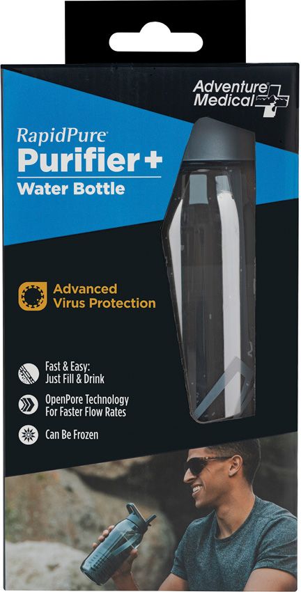 Rapidpure Purifier Bottle 32oz Water Filter Fast Drink EDC Survival