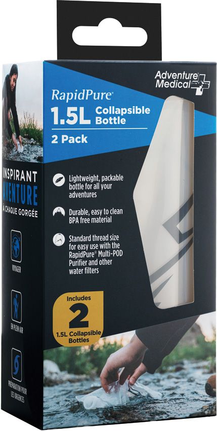 RapidPure 1.5L Collapsible Bottle 2-Pack