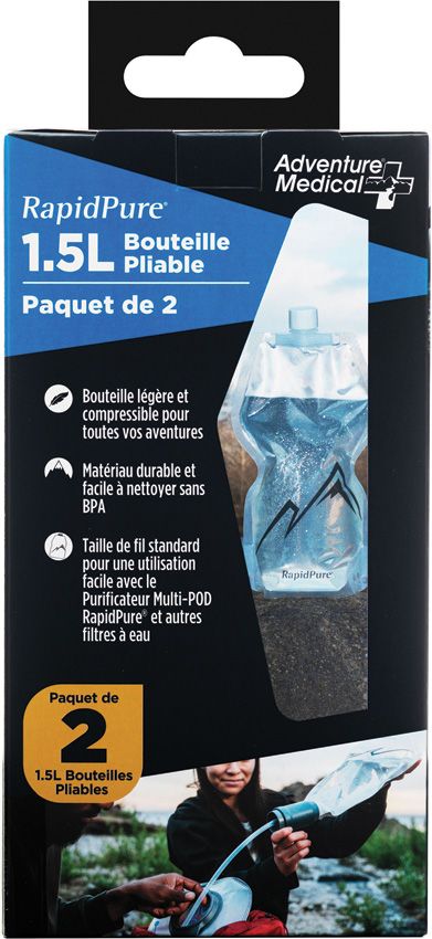 RapidPure 1.5L Collapsible Bottle 2-Pack