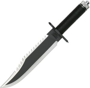 Rambo First Blood Part II Fixed Blade Survival Knife 10" Black