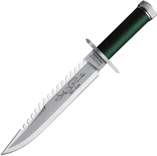 Rambo First Blood John Rambo 9" Stainless Fixed Blade Knife
