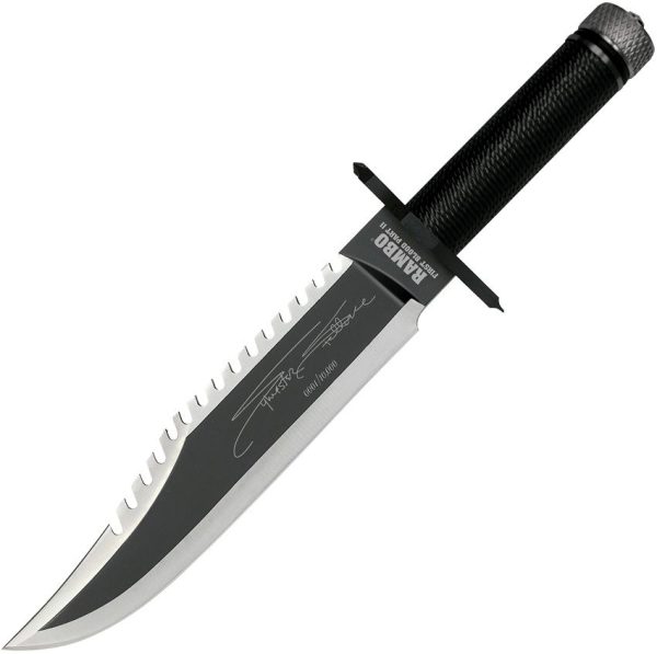 Rambo First Blood Part II Mini Fixed Blade Knife Sawback