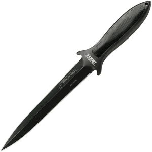 Rambo Boot Knife Fixed Blade Black Stainless Steel Authentic Replica