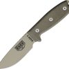 ESEE Model 3 Desert Tan Fixed Blade Knife 1095HC Steel