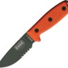 ESEE Model 3 Fixed Blade OD Green Orange G10
