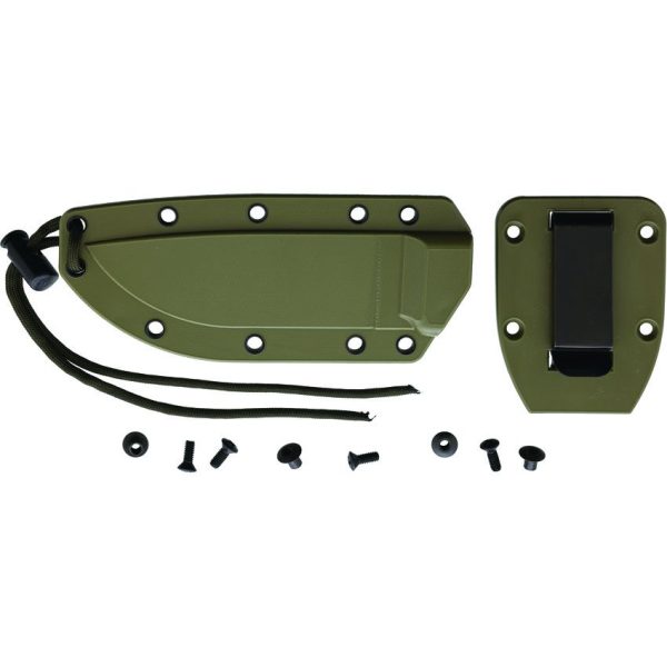 ESEE Model 4 Fixed Blade Knife 1095HC Desert Tan Plain Edge