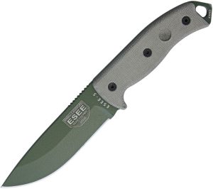 ESEE Model 5 Fixed Blade OD Green Micarta