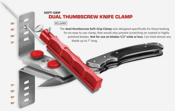 Lansky Soft-Grip Knife Clamp Sharpening Vise