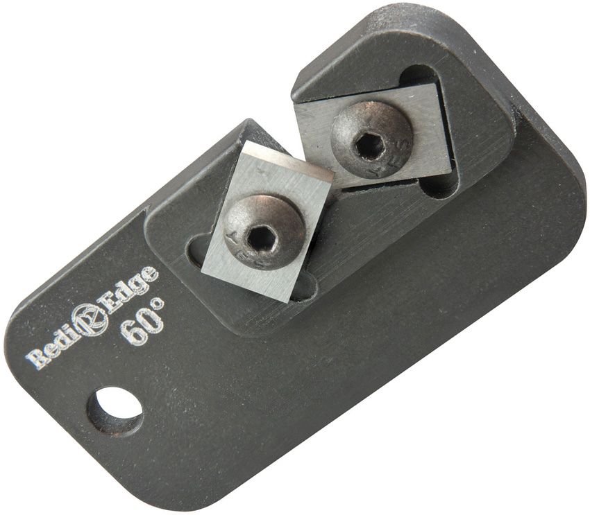 Redi Edge Dog Tag Sharpener Large 60 Degree Black Aluminum