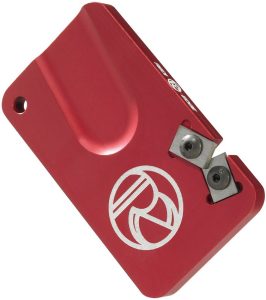 Redi Edge Pocket Sharpener Red Aluminum Handle