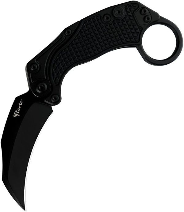 Reate EXO-K Button Lock Black Karambit N690
