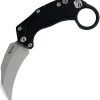 Reate EXO-K Button Lock Folding Knife N690 Karambit Black