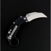 Reate EXO-K Button Lock Folding Knife N690 Karambit Black