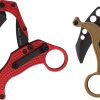 Reate EXO-K Red Black PVD Button Lock Folding Knife Hawkbill