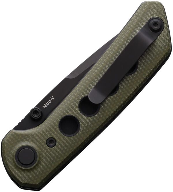 Reate PL-XT Pivot Lock Green Black PVD