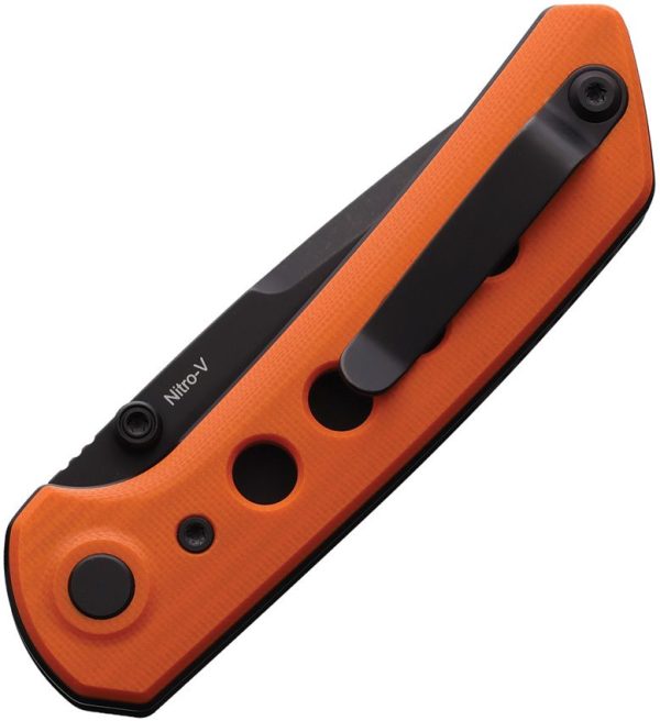 Reate Knives PL-XT Pivot Lock Orange PVD Blade