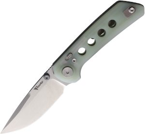 Reate Knives PL-XT Pivot Lock Jade G10 Stonewash